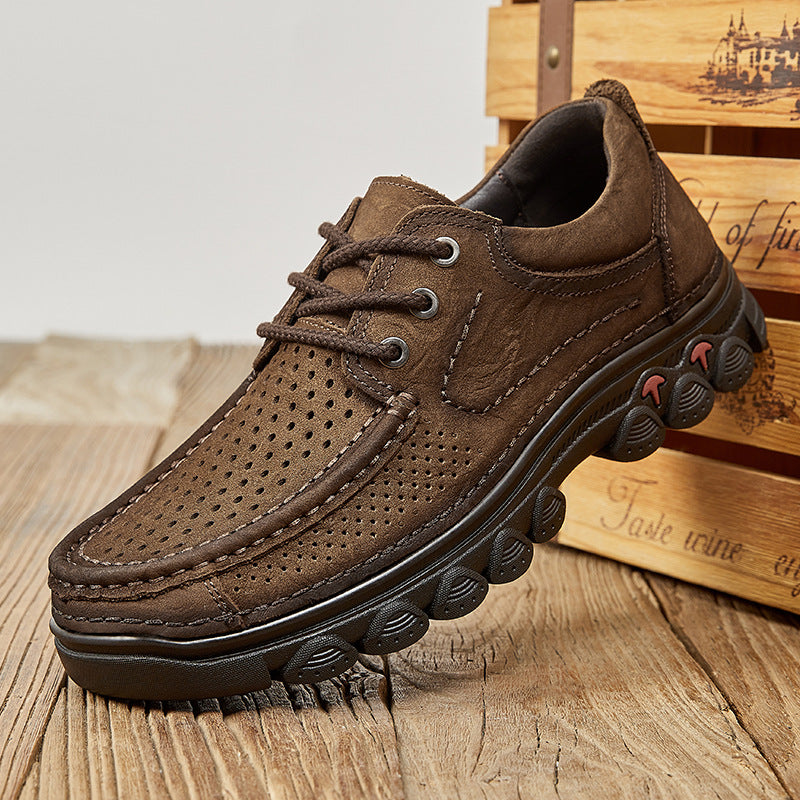 Herren Komfortable Schnürschuhe mit luftdurchlässigem Obermaterial EB