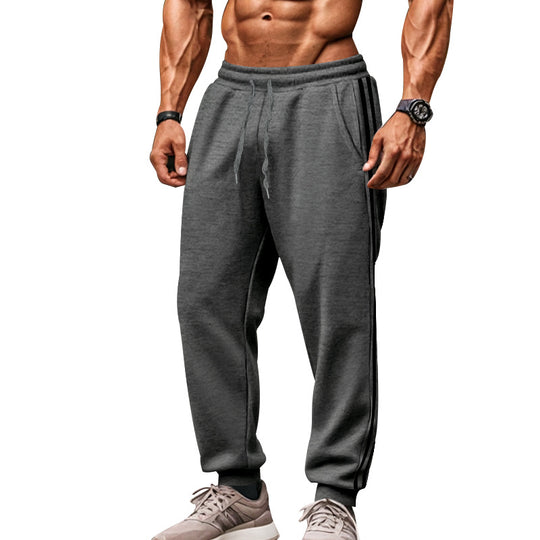 Herren Sportliche Jogginghose mit elastischem Bund und seitlichen Eingrifftaschen EB