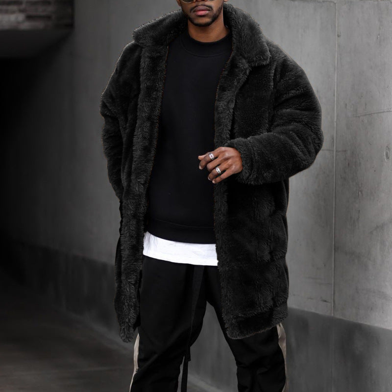 Herren Modische Teddyjacke mit verschließbaren Taschen und hoher Wärmeisolierung EB
