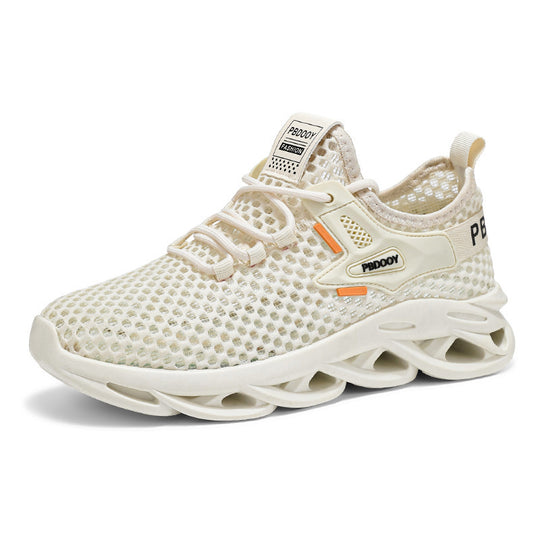 Damen Atmungsaktive Sport Sneakers mit dynamischem Sohlenprofil und flexiblem Mesh-Obermaterial EB