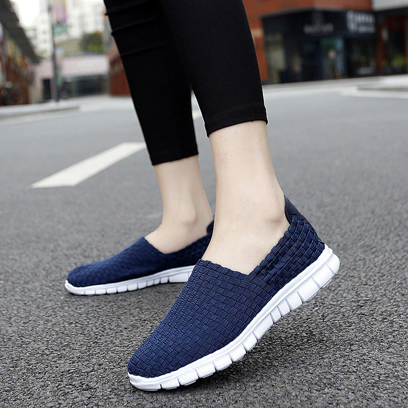 Damen Atmungsaktive Slip-On Sneakers mit flexiblem und leichtem Design EB