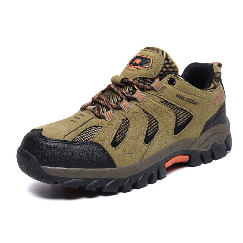 Herren nan urbaner Outdoor-Utility-Schnürschuh mit verstärkter Schutzkappe, atmungsaktiven Mesh-Einsätzen und griffiger Profilsohle EB