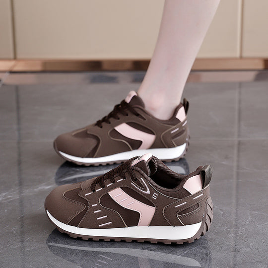 Damen Sportliche Sneaker mit atmungsaktiver Oberfläche und rutschfester Sohle EB