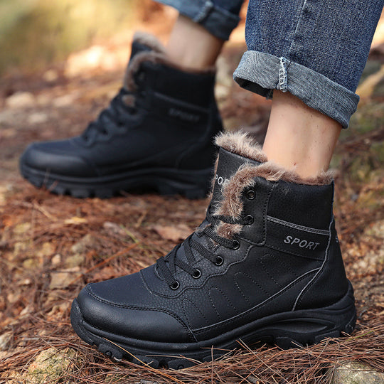 Damen Outdoor-Winterstiefel mit isolierendem Futter und rutschfester Sohle EB