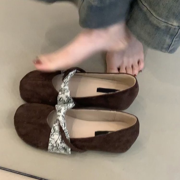Damen Ballerina-Schuhe mit elegantem Schleifenakzent und komfortabler Innensohle EB