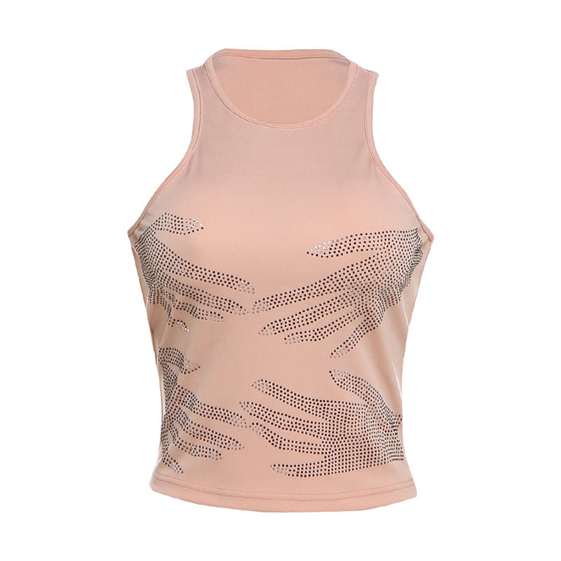 Damen Sportliches Funktionsoberteil mit auffälligem Hand-Design EB
