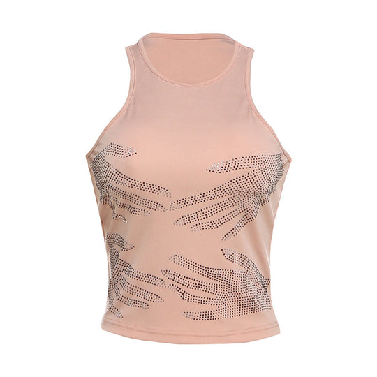 Damen Sportliches Funktionsoberteil mit auffälligem Hand-Design EB