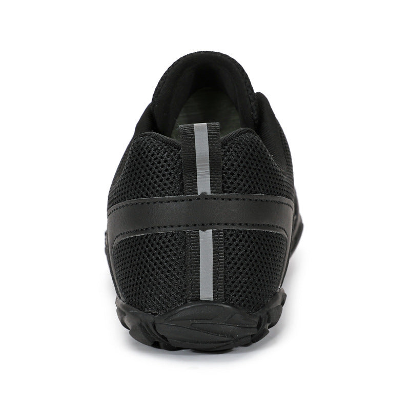 Herren nan leichter Schnellzug-Trekkingschuh mit Gummizehschutz, atmungsaktivem Meshoberteil und profiliertem Outdoor-Laufsohle EB