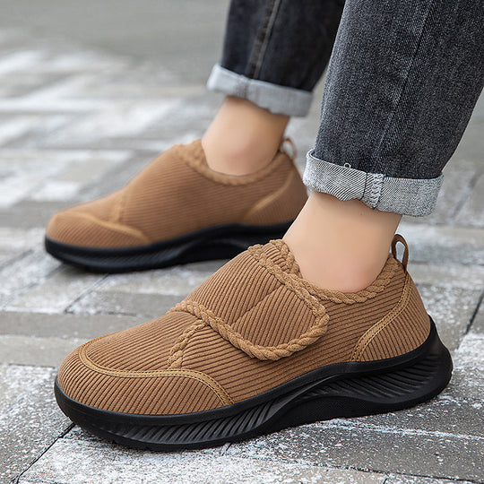 Damen Bequeme Slip-On Freizeitschuhe mit elastischem Obermaterial EB