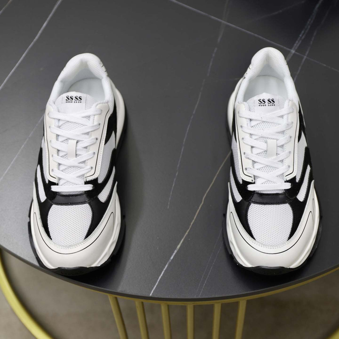 Damen Sportliche Sneakers mit atmungsaktiver Netzstruktur und modernen Akzenten EB