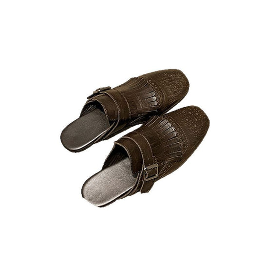 Damen Mokassins mit eleganter Fransenverzierung und modernem Design EB