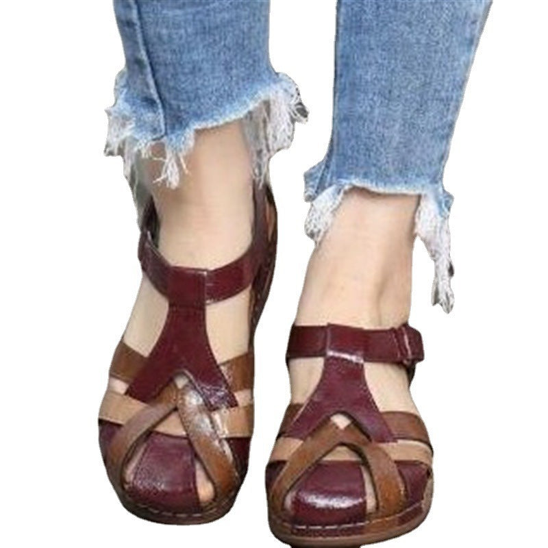 Damen Komfort-Sandalen mit verstellbarem Riemen und atmungsaktiver Sohle EB