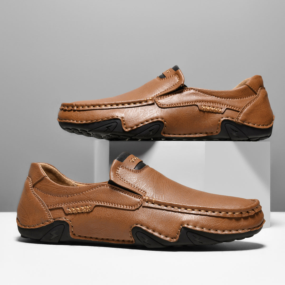 Herren Bequeme Mokassins mit rutschfester Sohle EB
