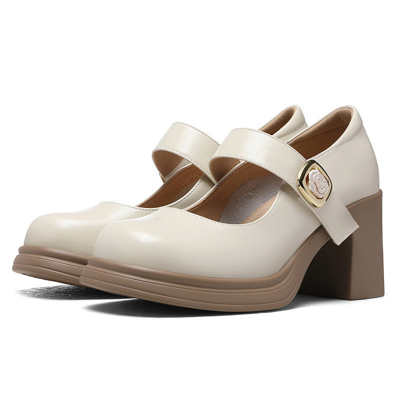 Damen Elegante und modische Ballerinas mit verstellbarem Riemen EB