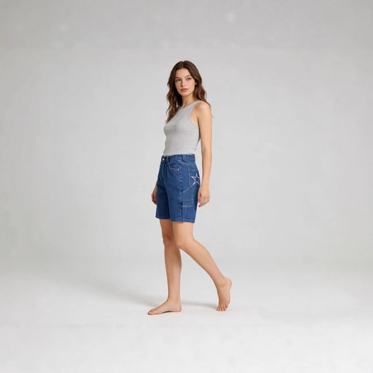 Damen lässige Cargo-Shorts EB