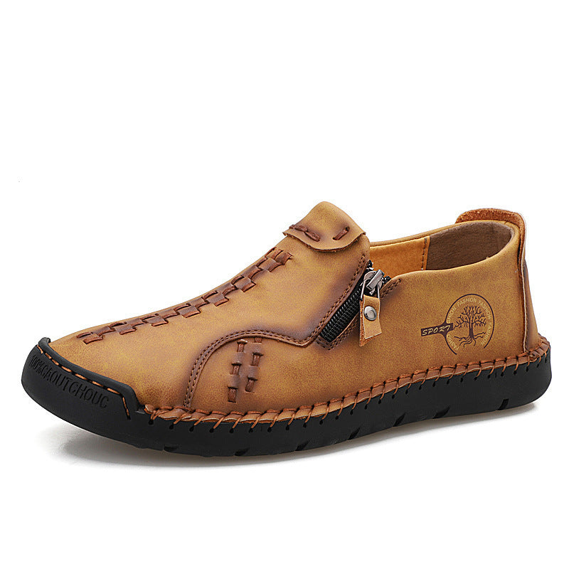 Herren lässige Leder Slipper EB