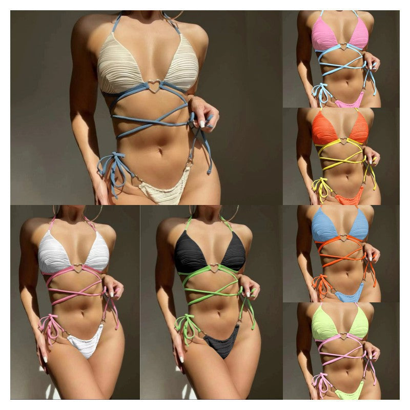 Damen Triangel-Bikini mit innovativem Schnürdesign EB