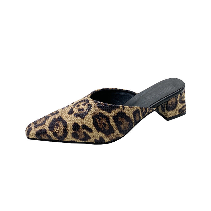 Damen Modische Slingback-Pumps mit eleganter Spitze und Blockabsatz EB