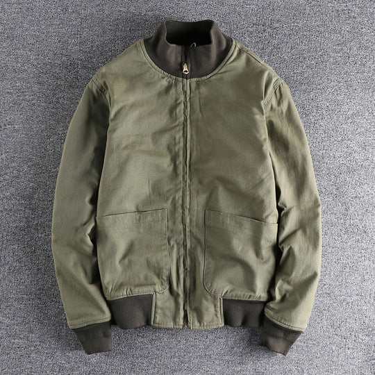 Damen Übergangsjacke mit hohem Kragen und praktischen Taschen EB