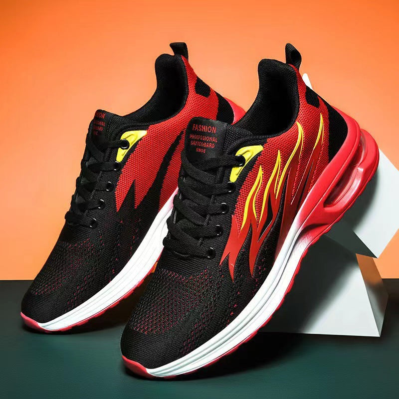 Damen Sportliche Sneakers mit stoßdämpfender Sohle und atmungsaktivem Obermaterial EB