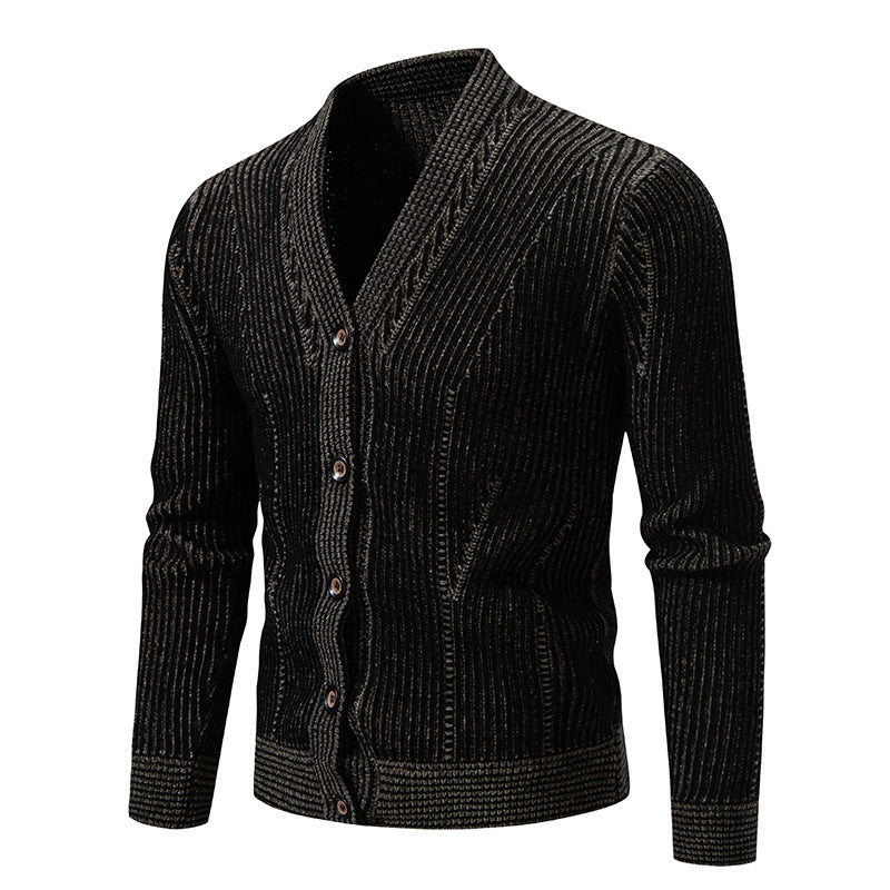 Herren Strickjacke mit strukturiertem Design EB