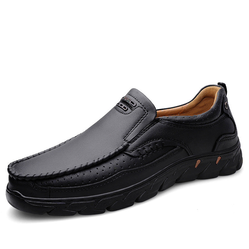 Damen Elegante und bequeme Leder Slipper EB