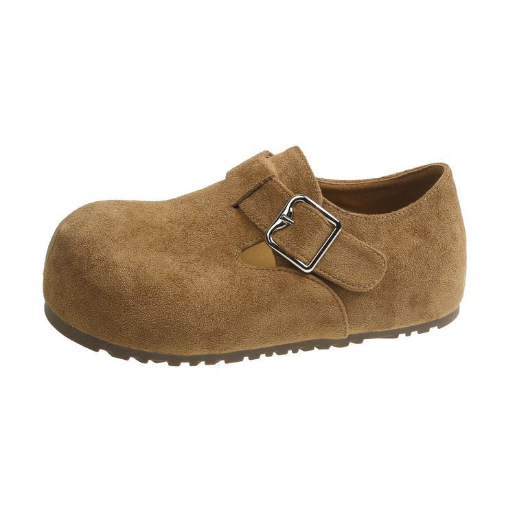 Damen Clogs mit verstellbarem Schnallenverschluss und rutschfester Sohle EB