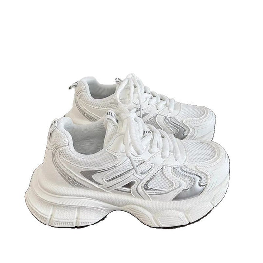 Damen Sportliche Sneakers mit atmungsaktiver Mesh-Oberfläche und dämpfender Sohle EB