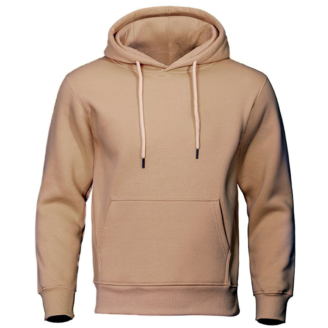 Unisex Premium-Kapuzenpullover mit extra hohem Kragen, Kängurutasche und gebürstetem Innenfutter EB