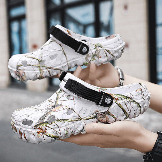 Damen Leichte Sport Clogs mit verstellbarem Riemen EB