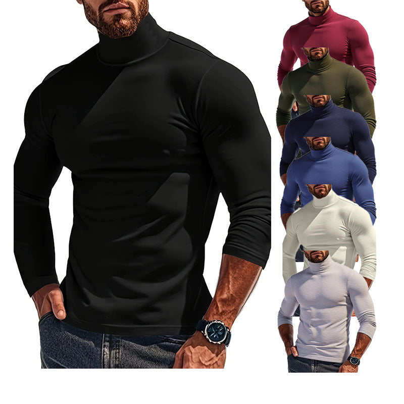 Herren Rollkragenpullover im modernen Design EB
