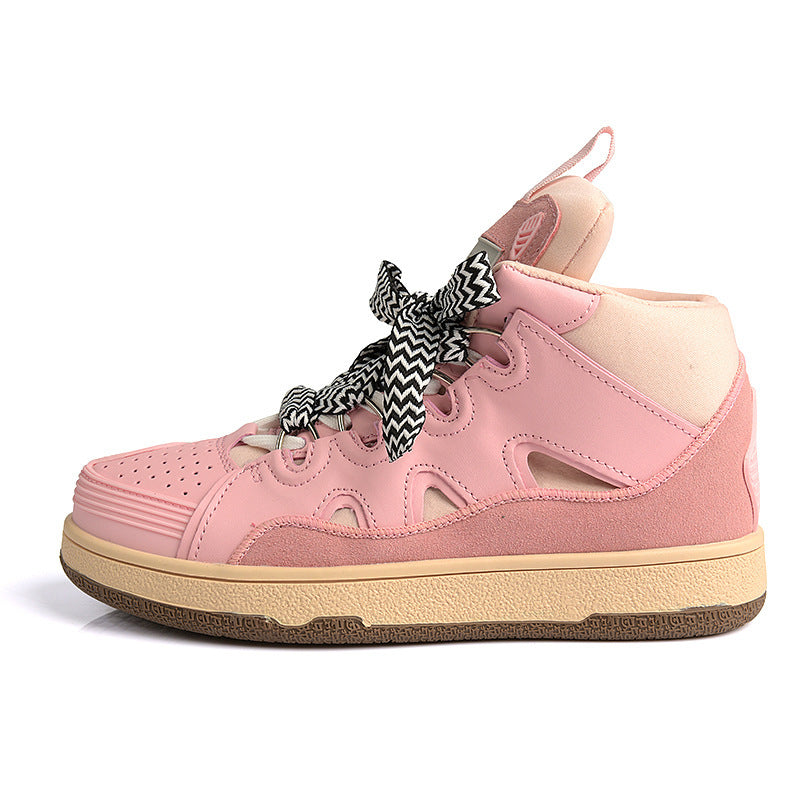 Damen Sportliche High-Top Sneakers mit elastischem Schnürsystem EB