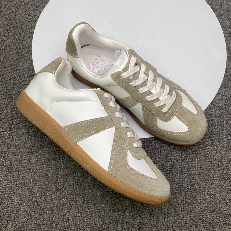 Damen Lässige Sneaker mit oberflächlichem Wildleder und atmungsaktivem Obermaterial EB