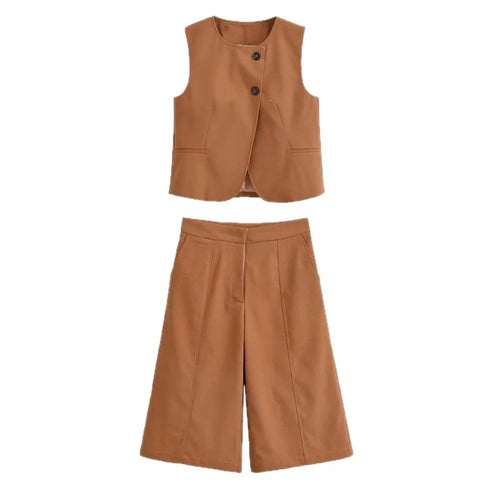 Damen weite Chino-Shorts mit eleganter Faltenlegung und praktischen Seitentaschen EB