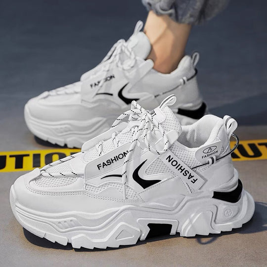 Damen Sportliche Chunky Sneakers mit modernem, gepolstertem Sohlenprofil EB