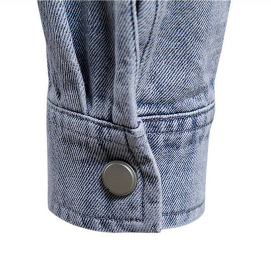 Herren Denim Hemd mit doppelten Brusttaschen und lässigem Schnitt EB