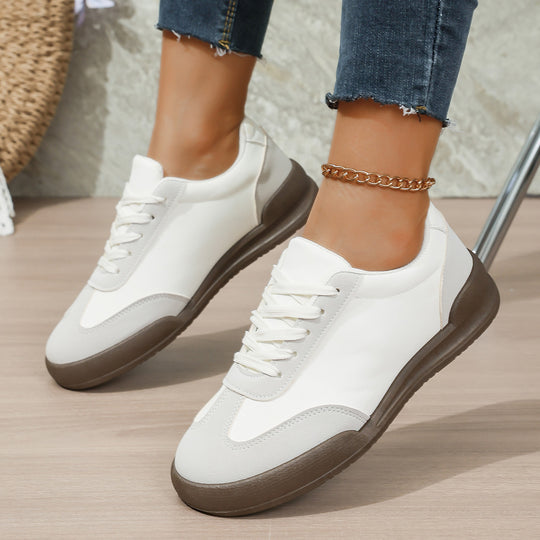 Damen Sneakers mit rutschfester Laufsohle und atmungsaktiver Konstruktion EB