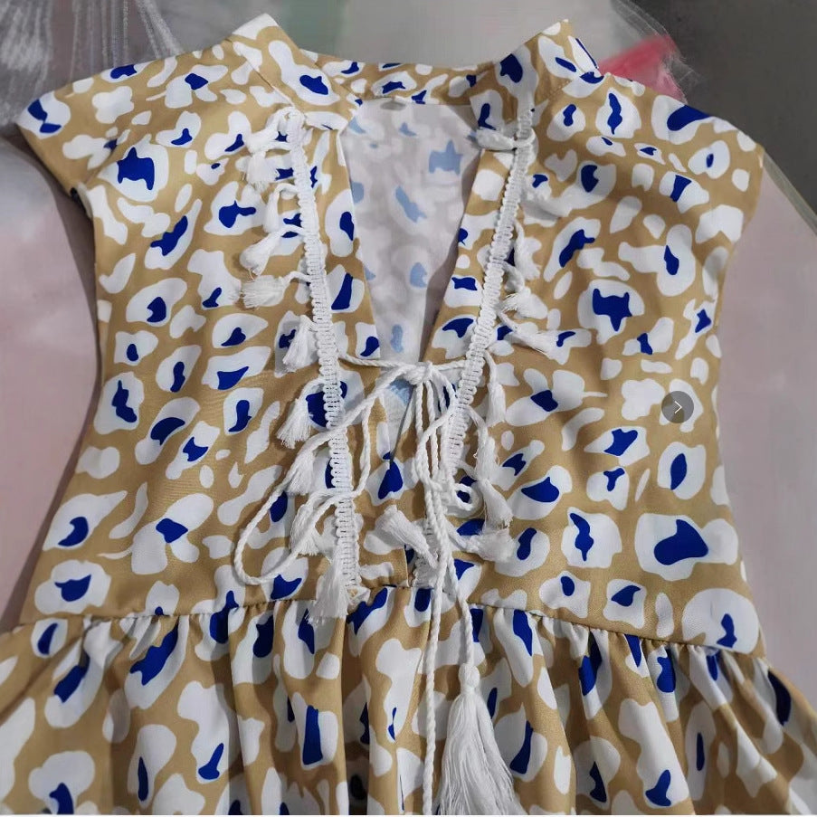 Damen Hippie-inspiriertes Kleid EB