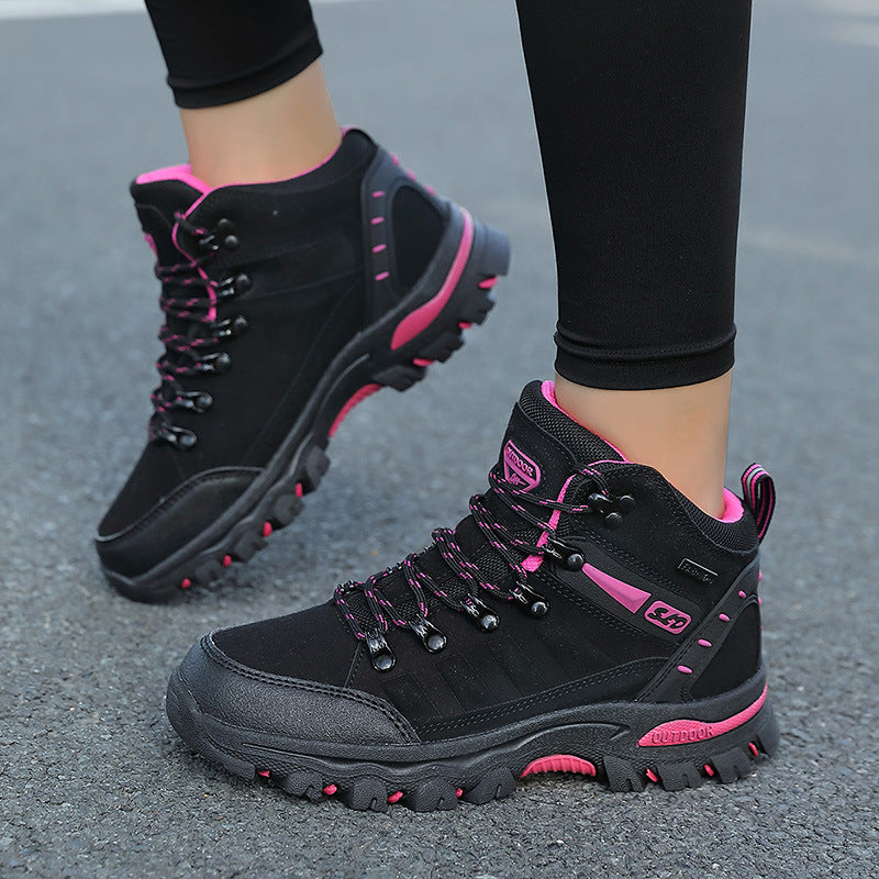 Damen Hochwertige und wasserdichte Wanderschuhe mit rutschfester Sohle und atmungsaktivem Obermaterial EB