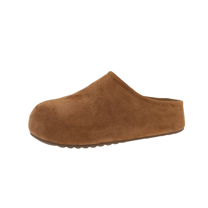 Damen Bequeme Clogs aus weichem Wildleder mit ergonomischem Fußbett EB