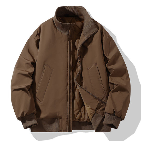 Herren modische Steppjacke mit hohem Kragen EB