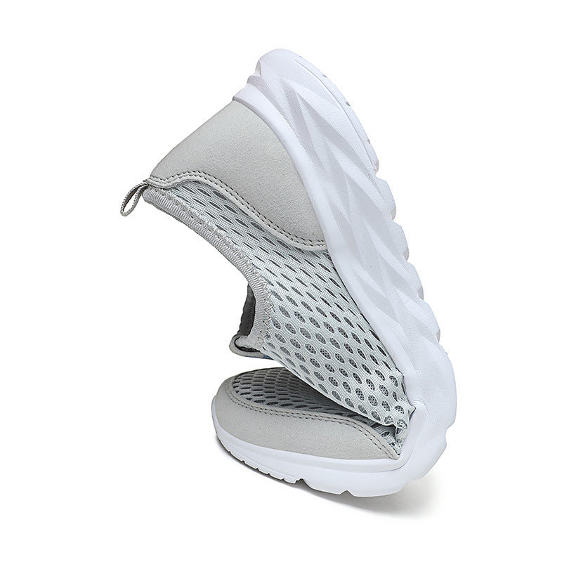 Damen Atmungsaktive Slip-On Sneakers mit innovativer Oberflächenstruktur EB