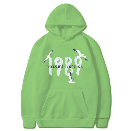 Damen Kapuzenpullover mit kreativem Vogelmotiv und hochwertiger Baumwolle EB