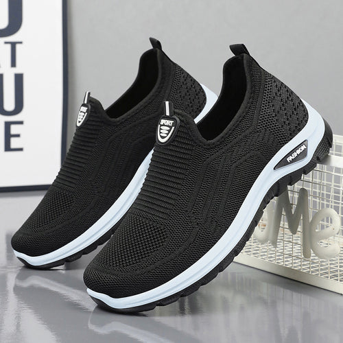 Damen Atmungsaktive und flexible Slip-On Sneakers EB