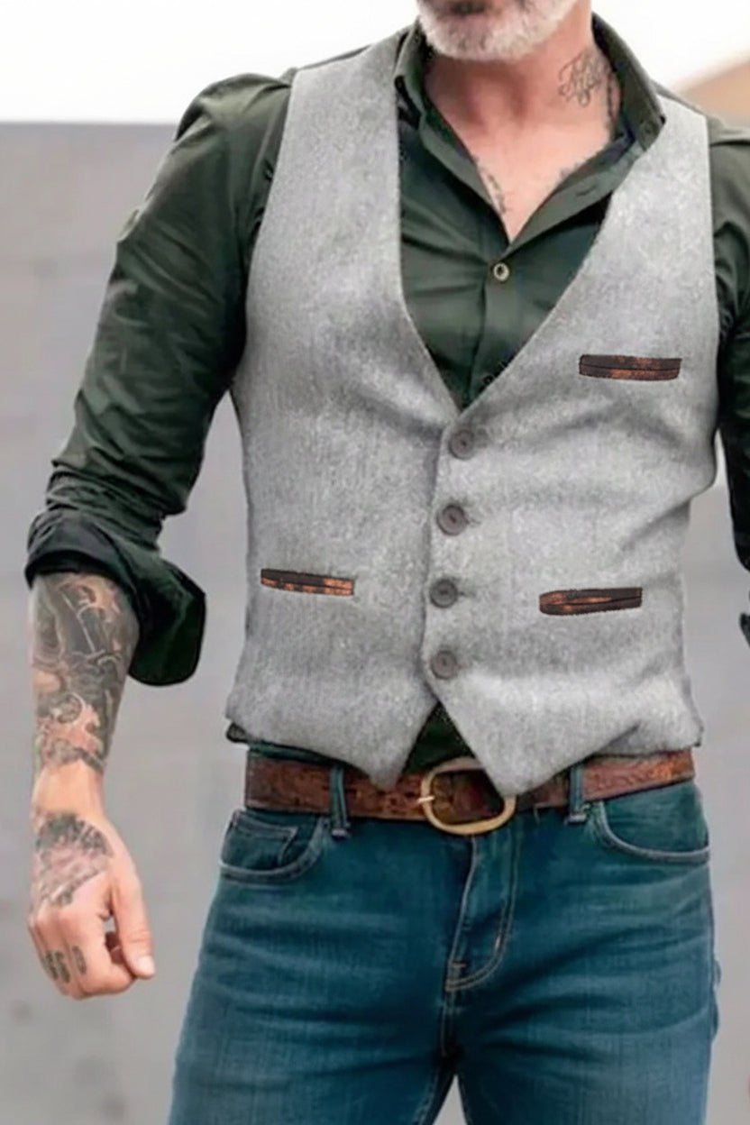 Herren Weste mit Elegante EB