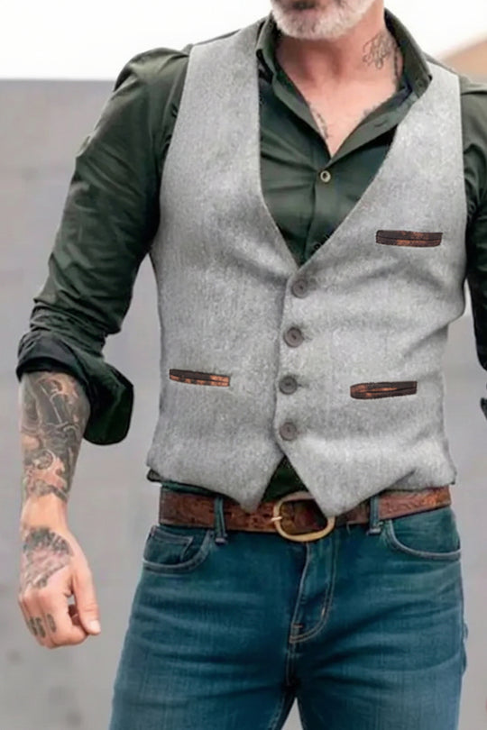 Herren Weste mit Elegante EB