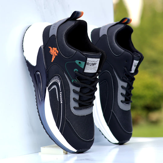 Damen Sportliche Sneakers mit atmungsaktiver Oberflächenstruktur und modernem Design EB