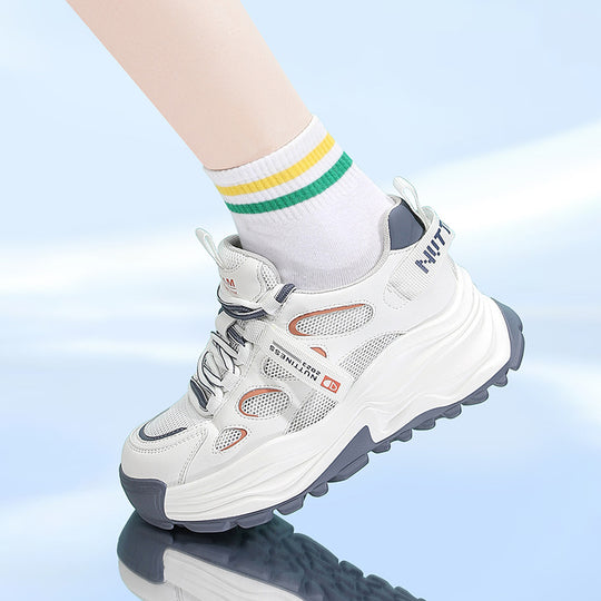 Damen Chunky Sneaker mit dämpfender Sohle und atmungsaktivem Obermaterial EB