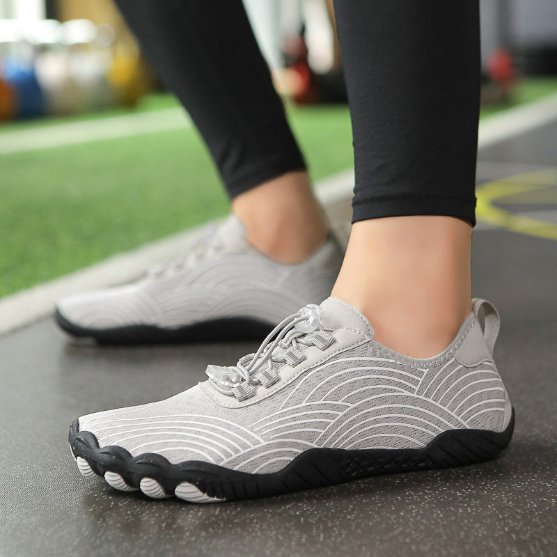 Damen Flexible Aqua-Sport-Schuhe mit atmungsaktivem Obermaterial und rutschfester Sohle EB