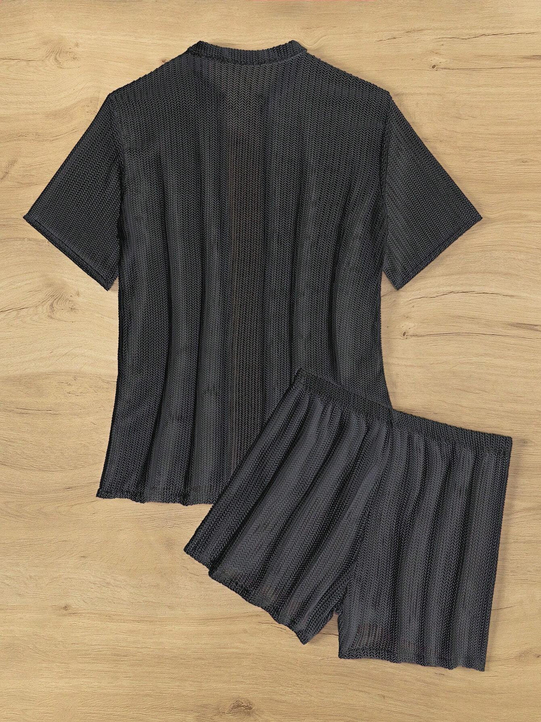 Damen Sportliches Kurzarm-Set mit atmungsaktiver Struktur EB
